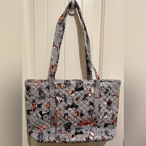 NWT Vera Bradley Small Vera Zip Tote and Turnlock Wallet Best In Show Dogs - Picture 3 of 9